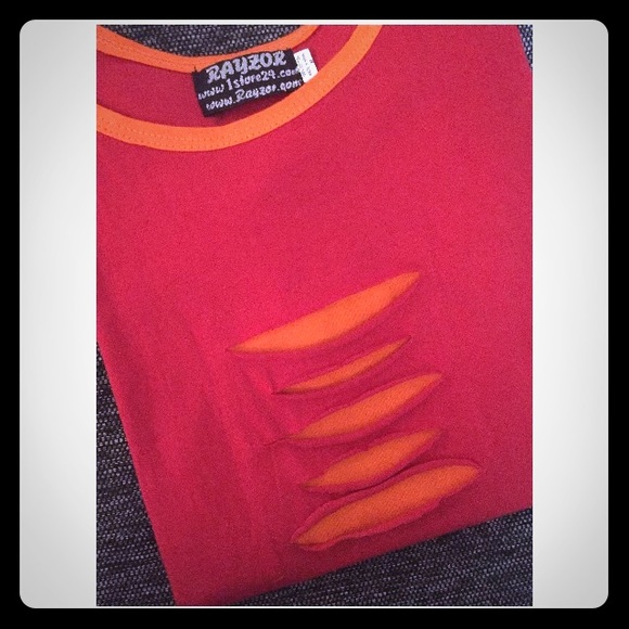 NWOT Distressed shirt - Picture 2 of 4